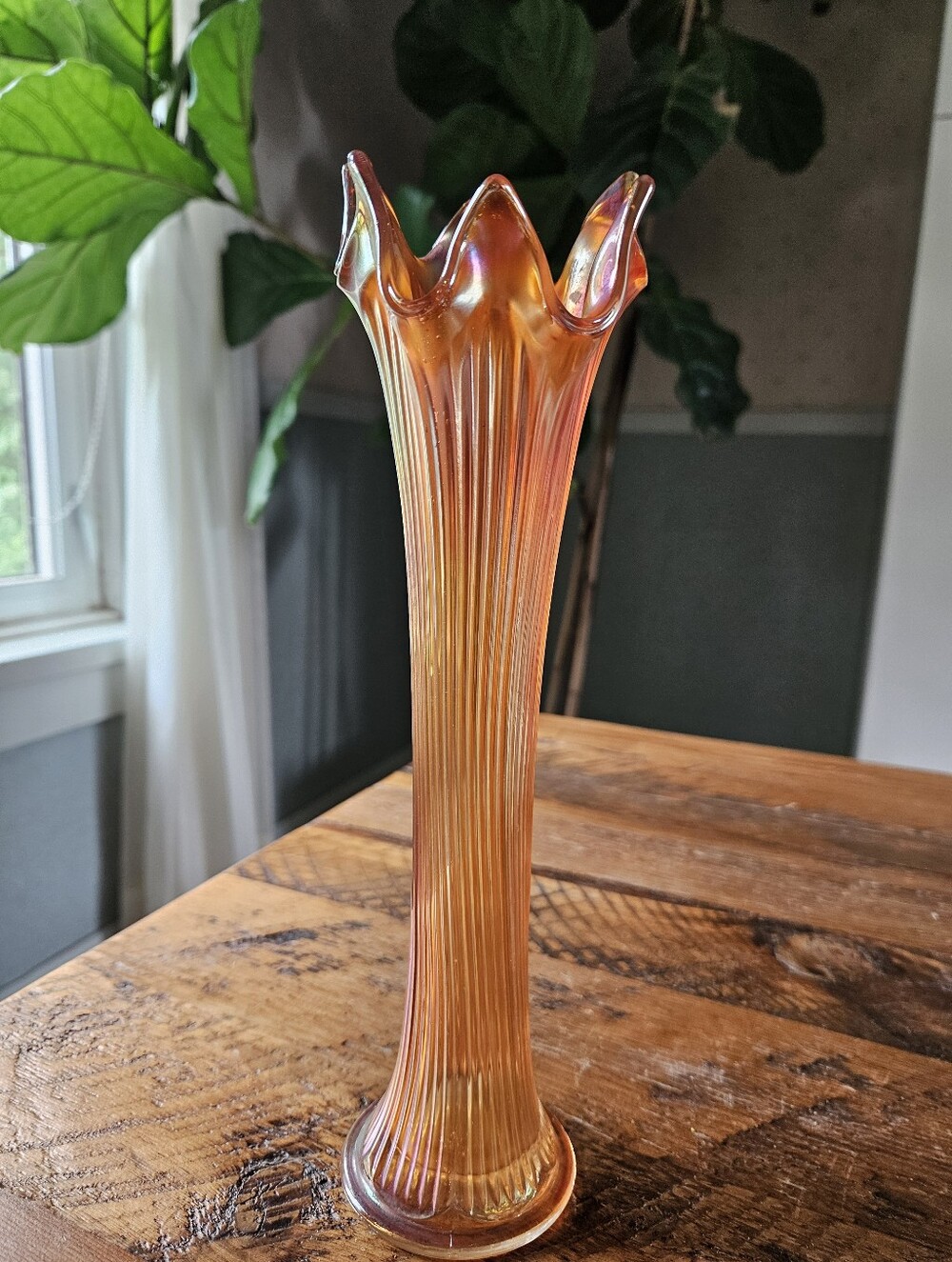 Vintage Fenton Carnival Glass Vase